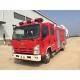 ISUZU Mini Water Tanker Foam Fire Truck 4 Ton 6 Wheel ISO9001 Certification