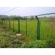 welded wire mesh fencing with post