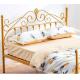 Wrought Iron Metal Double Bed Queen Sizes 0.6-1.5mm Thick Steel Pipe