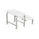 Double Step Medical Foot Step Stool With ABS Platform For Hospital