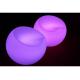 Illuminated Led Light Furniture Apple Shape Chair Cocktail Full Color Changing