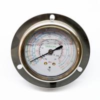 SS 304 Refrigeration Pressure Gauge 1.8 MPa 63mm Panel Mount Pressure Gauge