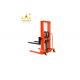 Textile Industry 3000kg Lifting Tools / Steel Hand Lift Stacker