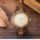 wholesale   Pu watch  wooden watches alloy case  quartz watch fashion watch concise styleDelicate / elegant wooden strap