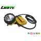 10.4Ah 25000lux LED Corded Cap Lamps 800mA 3W For Coal Mining