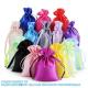 Custom Logo Small Satin Dust Pouch Gift Packaging Hair Wig Large Silk Bag Satin Drawstring Bag Custom Satin Bags