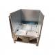 Mild Steel Foldable IBC Container 1000L Galvanised Steel Folding Slope Base Container