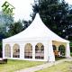 White High Peak Top 20x20 Ft Party Pagoda Marquee For Outdoor Events