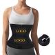 Customized Logo HEXIN Women's Latex Waist Trainer with Three Hooks and 3 Strap Waist Trimmer
