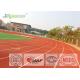 PU Spray Coat All Weather Running Track Flooring , Iaaf Approved Track Surfaces