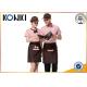 Professional Stylish Restaurant Work Uniforms With Short Sleeve