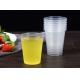 180ml Small PP Injection Disposable Plastic Cups With Printed Logo Semi Clear