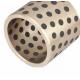 Bronze Cast Alloys Self Lubricating Bearings Built In Graphite Pellet