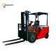 0-15Km/H Travel Speed Industrial Four Wheel Forklift Truck 1-3 Tons Capacity