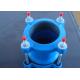 High Stiffness Ductile Iron Joints COUPLING Blue Ral5005 Weathering Resistance Iso2531 Standard