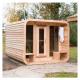6 Person Hemlock Outdoor Dry Sauna With Adjustable Ventilation