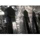 Stain Black Garrison Security Fencing Panels Australia Sydney Standard 2100mmx2400mm Width Rail 40mm /45mm Crimped Spear