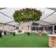 Green Fake Decorative Artificial Grass 2*25m / Roll 50mm For Outdoor Events