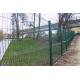 2m Tall 50x200mm Galvanized PVC Coated Welded Wire Mesh Fence