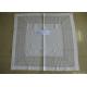 Elegant Pattern Natural Linen Tablecloth Hand Washing Better With 8cm Double Border