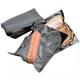 PE Nylon Embossed Storage Vacuum Bags Precut Black For Microwave Freezer