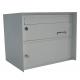 New Residential Garden Steel Mailbox Waterproof Letterbox Outdoor Parcel Box