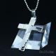 Fashion Top Trendy Stainless Steel Cross Necklace Pendant LPC69