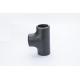 Black Iron Pipe Fitting Tees Seamless Banded Malleable Galvanized