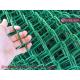 Green Vinyl Coated Chainwire Fabric | 60X60mm diamond hole | Knuckle edge | HeslyFence-CHINA FACTORY