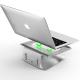 17.3 inch Grey Adjustable Rotatable Laptop Stand 147mm Height