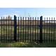 Tubular 2100x2400mm Ornamental Steel Fence Panels Anti Rust
