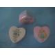 Heart Shape Small Velour Compressed Towel with Active Printing (YT-637)