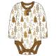 Christmas infant baby romper bodysuit tree printing baby clothes christmas set