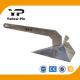 Delta Anchor in steel with HDG surface or stainless steel