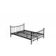 Modern Customizable Full Size Metal Bed Frame Heavy Duty Reinforce Frame