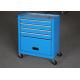 Blue Color 24 Inch Mechanic Tool Cabinet On Wheels With Door For Security