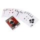 Cartoon Waterproof Plastic Playing Cards 54pcs With Normal Tuck Box Lamination