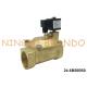 Fire Fighting System Water Brass Solenoid Valve With Manual Override 2'' 24V 220V