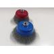 Rotary Blue Cup Stainless Steel Wire Cup Brush For Cleaning Welds