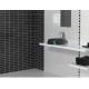 PRIMERA 10x20cm Ceramic Subway Tiles Kitchen Bathroom White Black Glossy 14kgs/Ctn