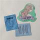 Matte blue cosmtic packaging bags customized flat foil sachets