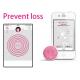 Intelligent IR Bluetooth Smart Thermometer Pink for pregnant
