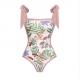 Ladies One Piece Swimsuit Durable  Abrasion-Resistant  High Elastic Sexy Spf50++ Colorful Miss