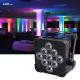 DMX 9*18W RGBWA UV 6 In 1 Battery Wireless Uplight With Charge Case Wedding Party Led
