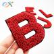 Sew - On 100% Towel Custom Chenille Patches Embroidery Chenille Letter For Clothing