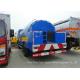 Stainless Steel Liquid Tank Truck / Water Tanker Truck With High Pressure Jetting Pump