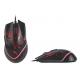 6D Button Mouse With USB Braided Cable Classic Black Design Compatible With Multiple Systems. Eco-friendly PE Bag Packaging