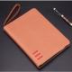 Total 80 Sheets 6 Ring Zipper Binder , Personal Leather Notepad Binder For Business People