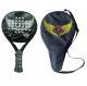 Small Size Junior Paddle Tennis Racket Custom Fiber Glass Padel Racket& Racket Bag for Kids  Children