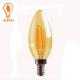 4W C35 Gold Tint 2200K E14 220V LED Filament Bulb amber led filament candelabra